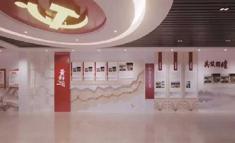 郑州党建展厅设计之平面布局及线路设置