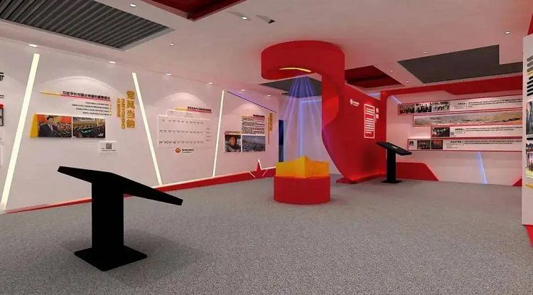 河南党建展厅设计-让展览空间融入VR技术