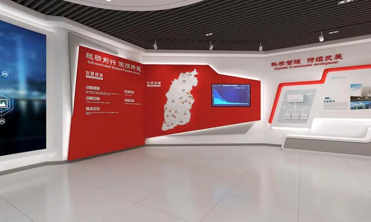 河南银行党建文化展厅设计