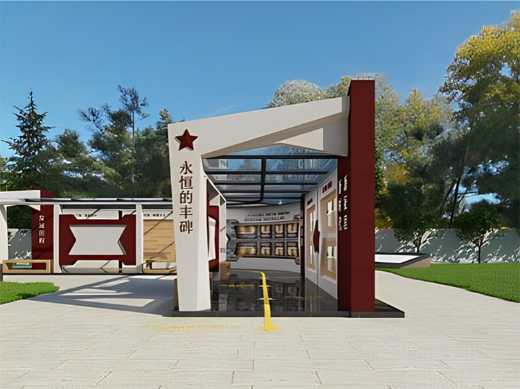 河南部队文化长廊建设