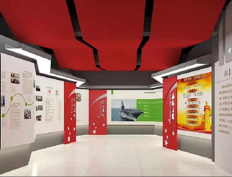 河南银行党建展厅设计-六大主题介绍