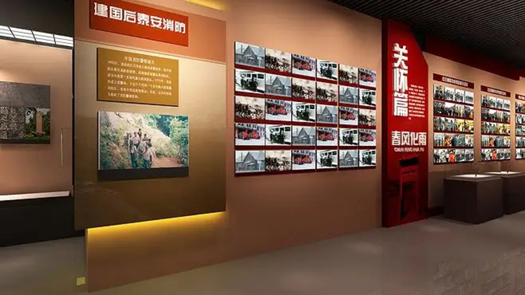 河南消防部队文化墙设计-营区文化氛围打造