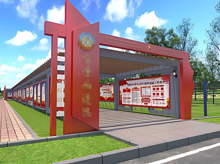 河南营区长廊建设-长廊展示内容